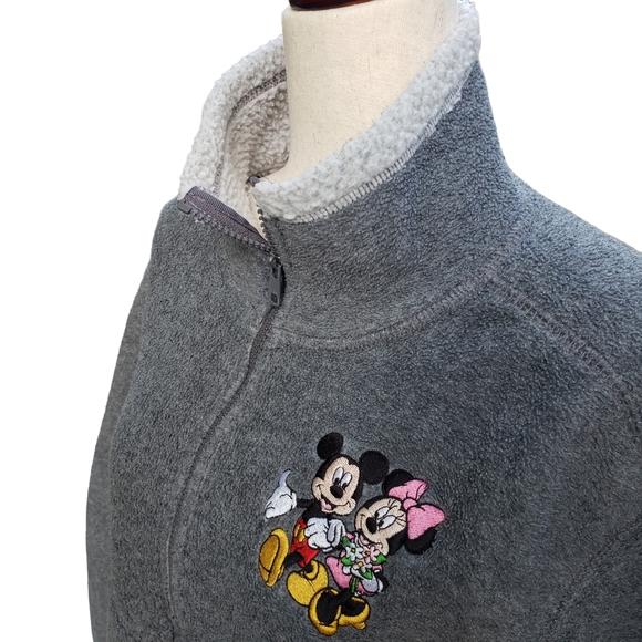 Disneyland Resort Jackets & Blazers - MICKEY MINNIE MOUSE DISNEYLAND Fleece Zip Up L